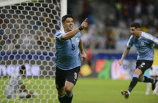 Suarez and Cavani on target as Uruguay get up and running in style