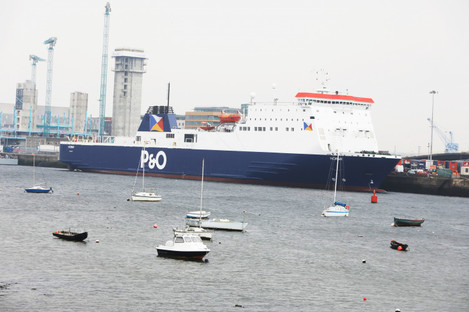 File photo of Dublin Port