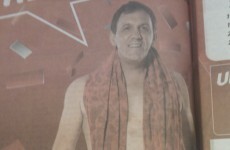 Coming soon to a bus stop near you... Tony Cascarino in his Y-fronts