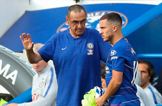 Accommodating Hazard caused defensive issues for Chelsea - Sarri