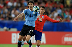 Cavani header snatches Copa America group top spot for Uruguay as Chile to face Colombia