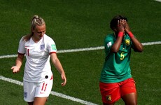 Cameroon defender apologises for spitting on England player during heated World Cup clash