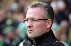 Norwich City reject Paul Lambert's resignation