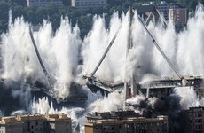 Italy demolishes remainder of Genoa bridge which collapsed last year
