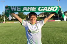 New Japanese signing makes history for Cabinteely