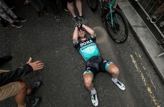 Sam Bennett crowned Irish road race champion after battle for finish line