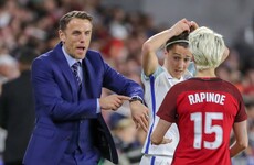 Phil Neville admires US star Rapinoe despite breaking his Apple Watch