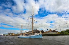 Ireland's only surviving wooden ocean ship has set sail for Greenland
