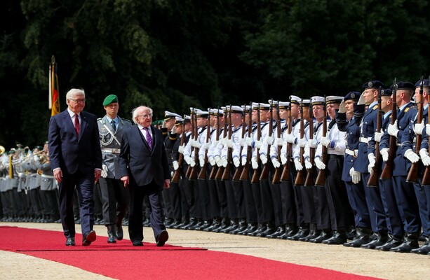 President Higgins begins first official Irish visit to Germany since 2008