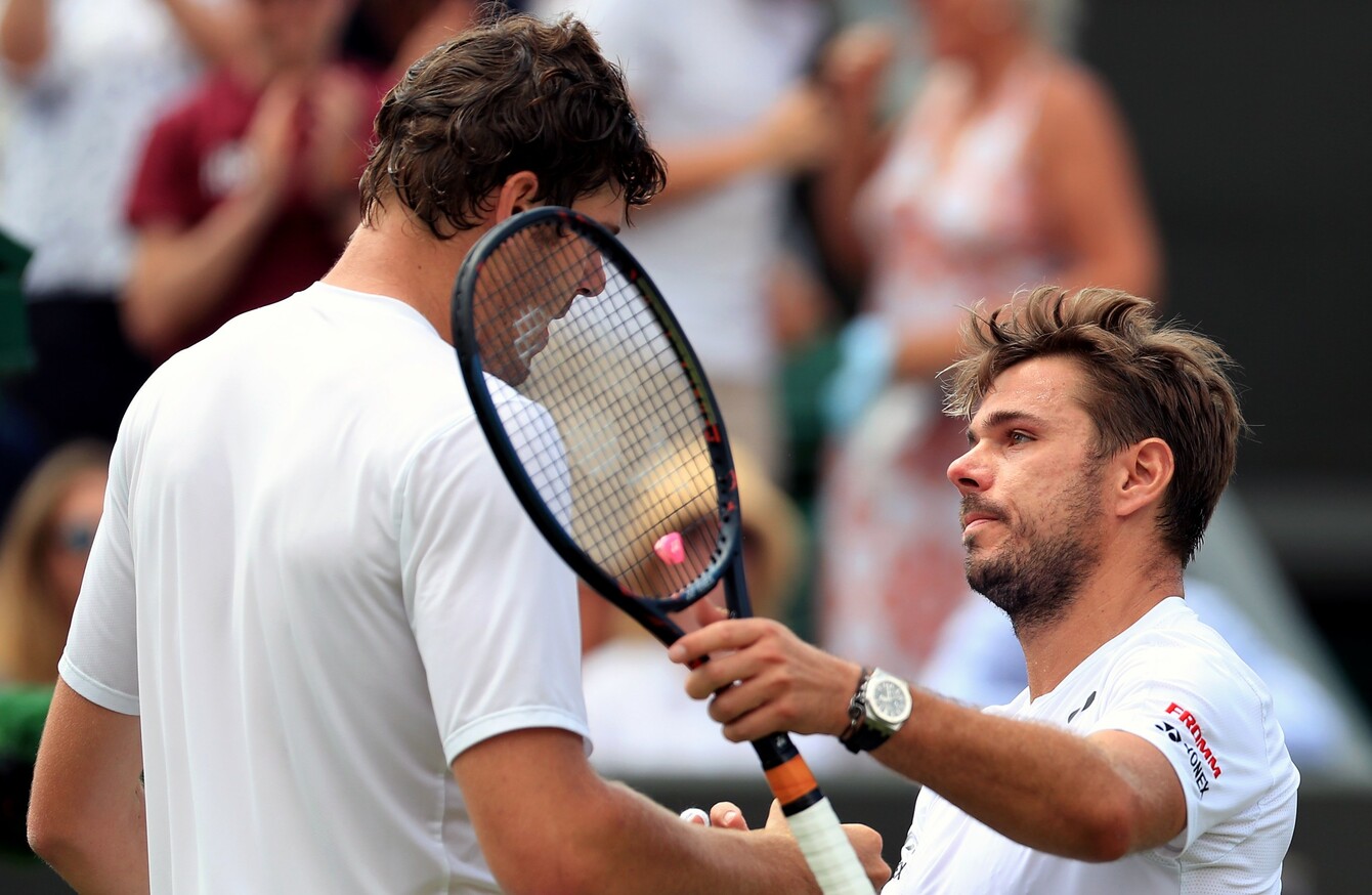 Wawrinka Suffers Shock Wimbledon Exit To The Tallest Man In Tennis