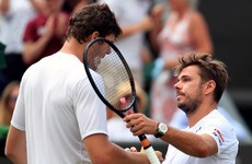 Wawrinka suffers shock Wimbledon exit to the tallest man in tennis