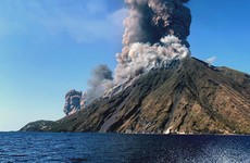 Hiker killed as footage captures dramatic eruption of Italian island volcano