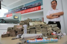 PHOTOS: Man pays for a car using small change