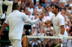 'Why would I apologise?' - Kyrgios admits he deliberately hit Nadal with ball