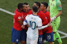 Messi bizarrely sent off as Argentina beat Chile to Copa America third place