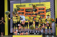 Dutch rider Teunissen stays in yellow as Jumbo-Visma storm to Tour de France time trial victory