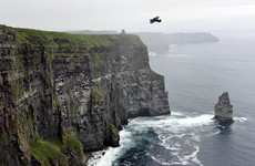South African tourist airlifted from Cliffs of Moher after falling onto narrow ledge