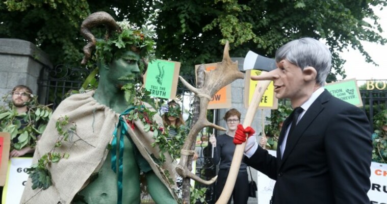 'We have to do more': Extinction Rebellion stage protest in Dublin ...