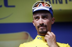 France's Alaphilippe storms into Tour yellow for Bastille Day