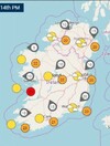 It's going to be a very warm, sunny day today with temperatures set to peak at 25 degrees