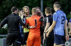 It kicked off at the end of last night's game between UCD and Bohemians