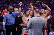 Pacquiao wins WBA welterweight title at 40 with split-decision victory over Thurman