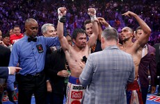 Pacquiao wins WBA welterweight title at 40 with split-decision victory over Thurman