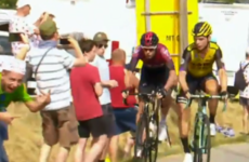 Bizarre incident sees two riders thrown out of Tour de France, Thomas' hopes hit