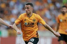 Late goalkeeping error sees Wolves double their lead for Belfast return leg