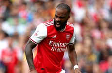 Concern as Lacazette limps off during Arsenal's friendly defeat to Lyon