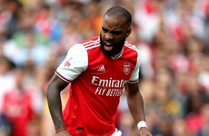 Concern as Lacazette limps off during Arsenal's friendly defeat to Lyon