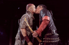 Rammstein band members kiss on stage in Moscow in defiance of Russia anti-LGBTQ laws