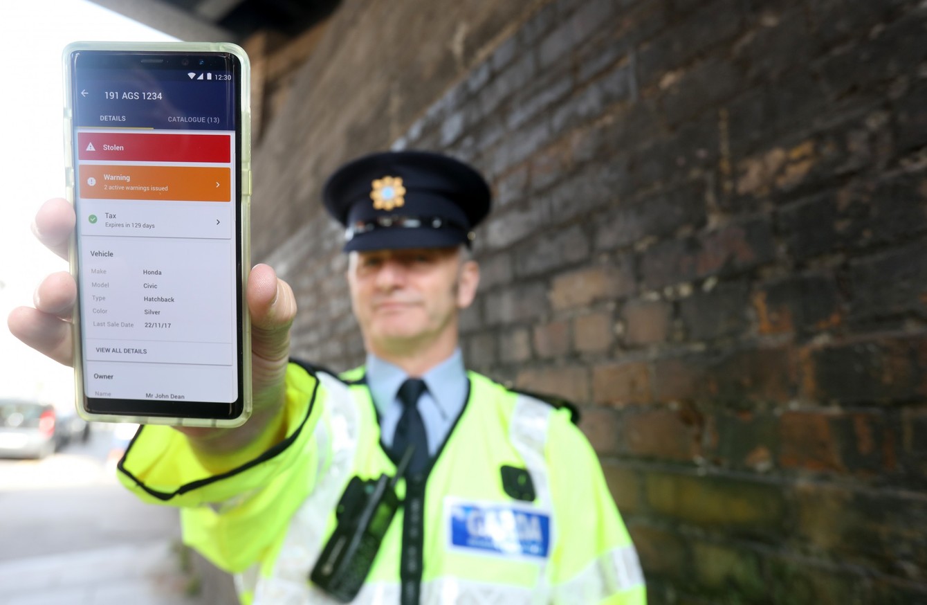 Someone about their or licence at a garda checkpoint? There's an app for that
