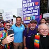 Taoiseach Leo Varadkar marches in Belfast pride parade for the first time