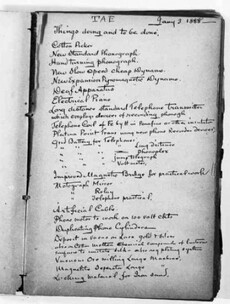 Thomas Edison’s 1888 To-Do list will make you feel inadequate