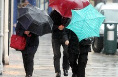 Yellow rainfall warning issued for eight counties due to heavy downpours and risk of flash flooding