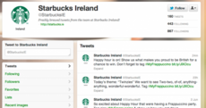 Starbucks apologises for ‘British’ tweet to Irish followers