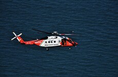 Coast Guard helicopter airlifts diver who got into difficulty at the wreck of the Lusitania