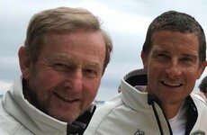 Enda Kenny crewed the winning racing yacht with Bear Grylls in a big royal regatta yesterday