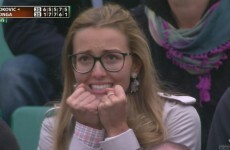 Novak Djokovic's girlfriend makes her triumphant return with the best worried face ever