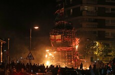 Two men charged over stabbings near contentious Belfast bonfire