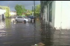 Flash flooding in Cork after 30 minute "scary" downpour