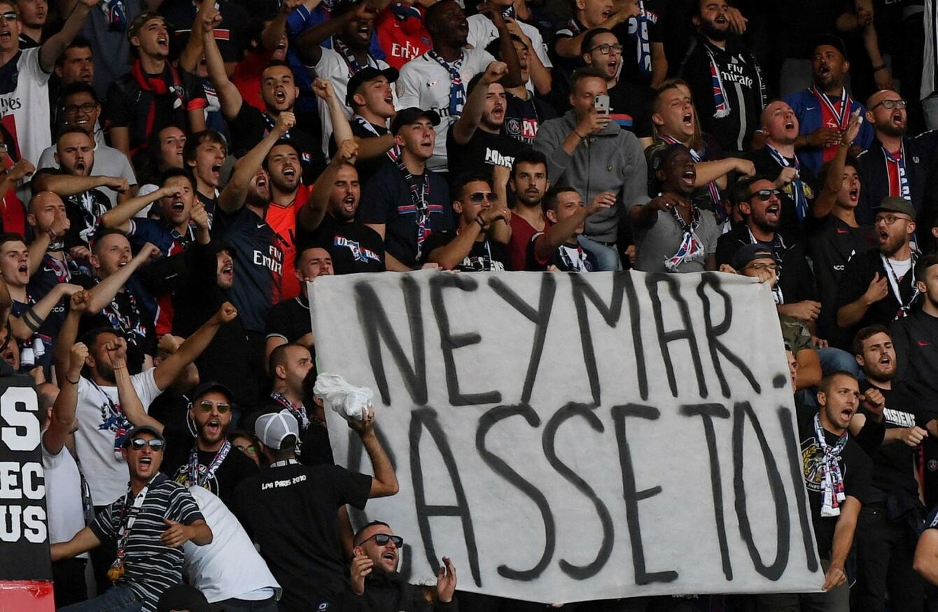 Get Out Son Of A B H Psg Fans Turn On Neymar The42