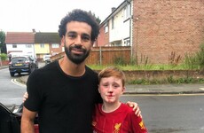 'It was really kind-hearted of him ' - Salah visits young Liverpool fan who ran into lamppost