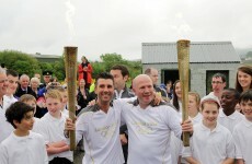 Olympic torch makes historic visit to Dublin