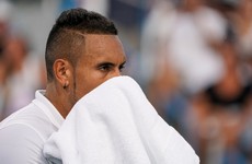 Kyrgios melts down and clashes with Irish chair umpire during defeat in Cincinnati