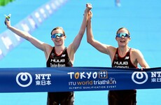 British duo disqualified from Olympic qualification race for crossing line together