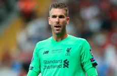 Liverpool stand-in Adrian a doubt after fan 'slipped and kicked his ankle' during Super Cup celebrations