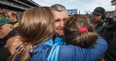 'I have two very special girls. They gave me a card this morning that said, 'Dad, go and do it''