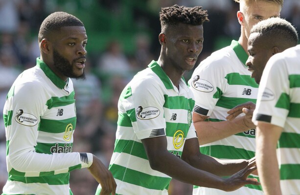 Bayo scores twice to maintain Celtic’s perfect start to league season